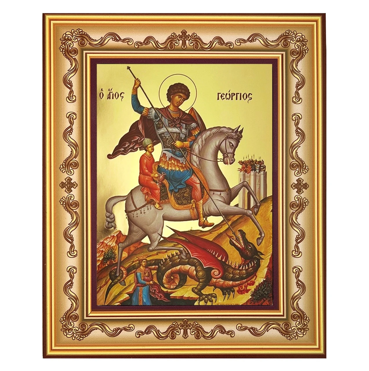 Saint George, standing medium icon - Ancient Faith Store