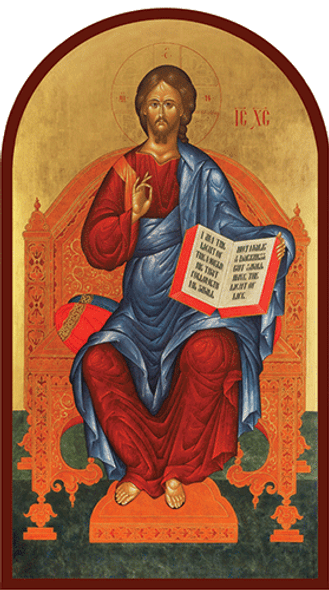 Christ Enthroned, large icon