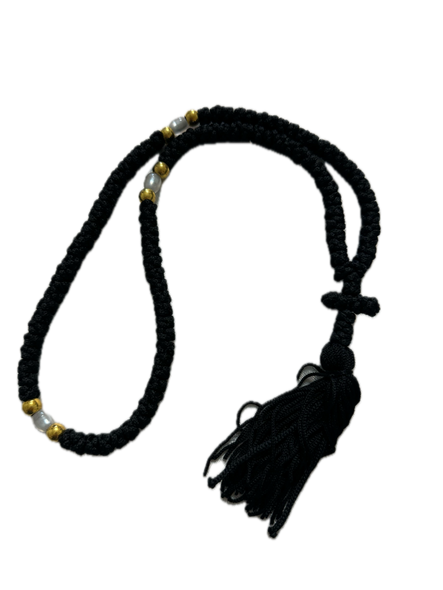 Prayer Rope, 100 knots with knot cross and tassel
