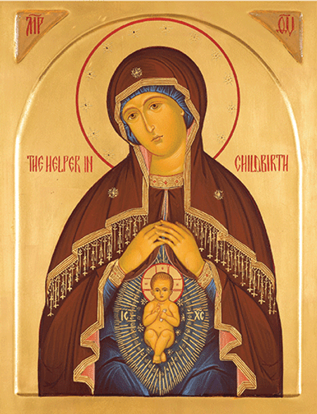 Theotokos, Helper in Childbirth, medium icon