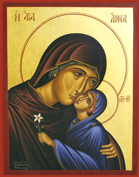 Saint Anna, large icon Saint Anna, large icon