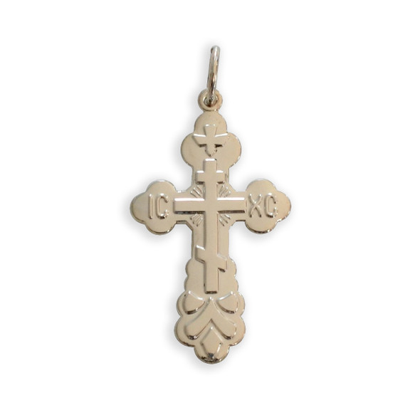  St. Xenia Cross, sterling silver