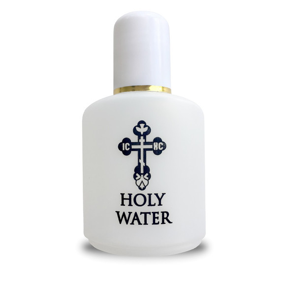 Holy Water Bottle, plastic 2oz