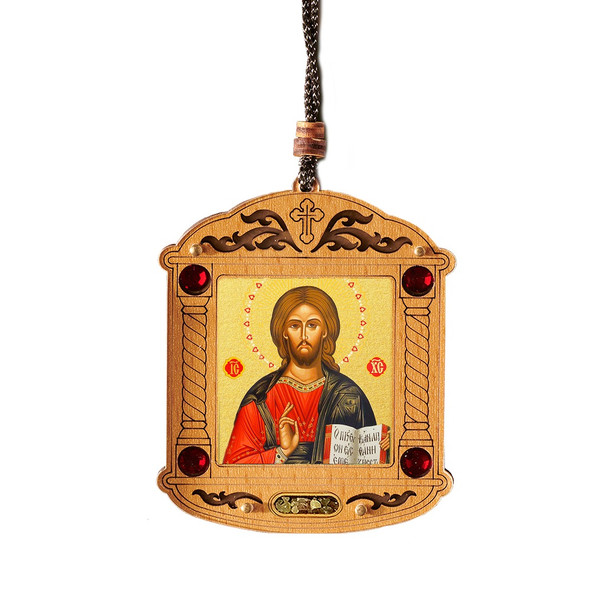Ornament, Jesus Christ with incense