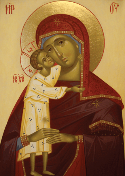 Mary, Mother of God, medium icon