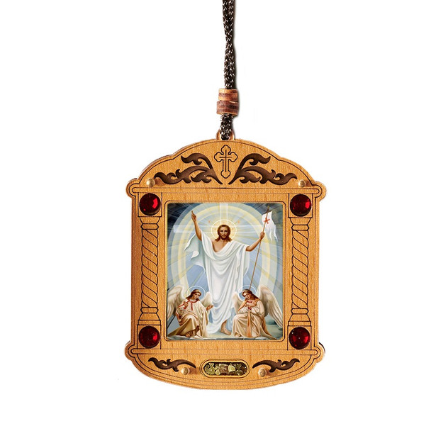 Ornament, Resurrection (Pascha) with incense