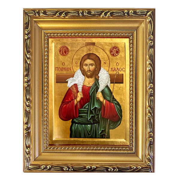 Christ the Good Shepherd, standing medium icon