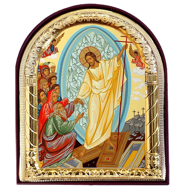 Arched Descent into Hades, small standing icon.