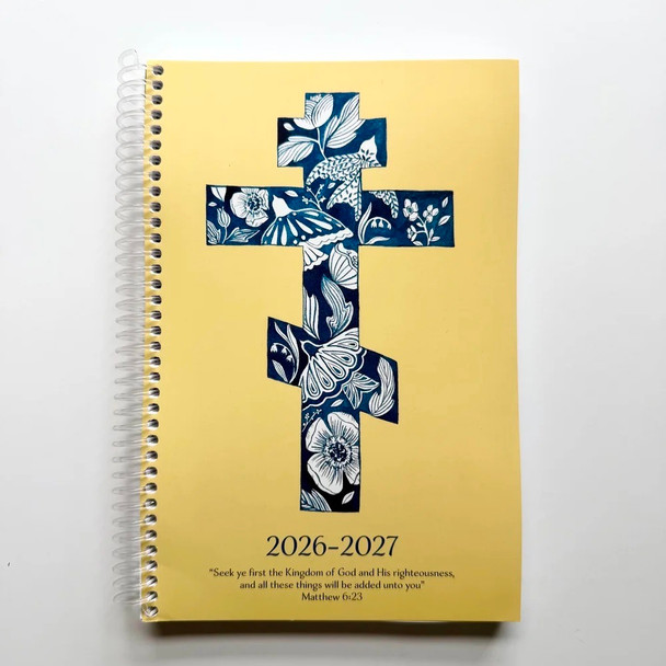2026-2027 Seeking + Sowing Academic Planner, Orthodox Christian