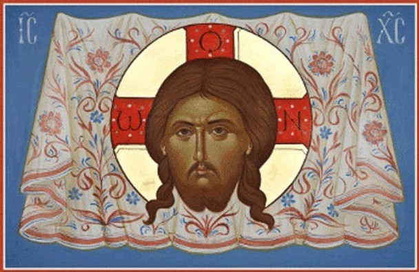 Christ Mandylion, medium icon