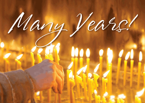 Many Years! pack of 10 cards 