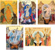 Classic Mixed pack of 10 Pascha/Easter cards