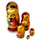 Icon Nesting Dolls, 5pc Nativity Scene, 4.3-inch