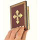 Diptych: Perpetual Help and Christ the Teacher, gold foil