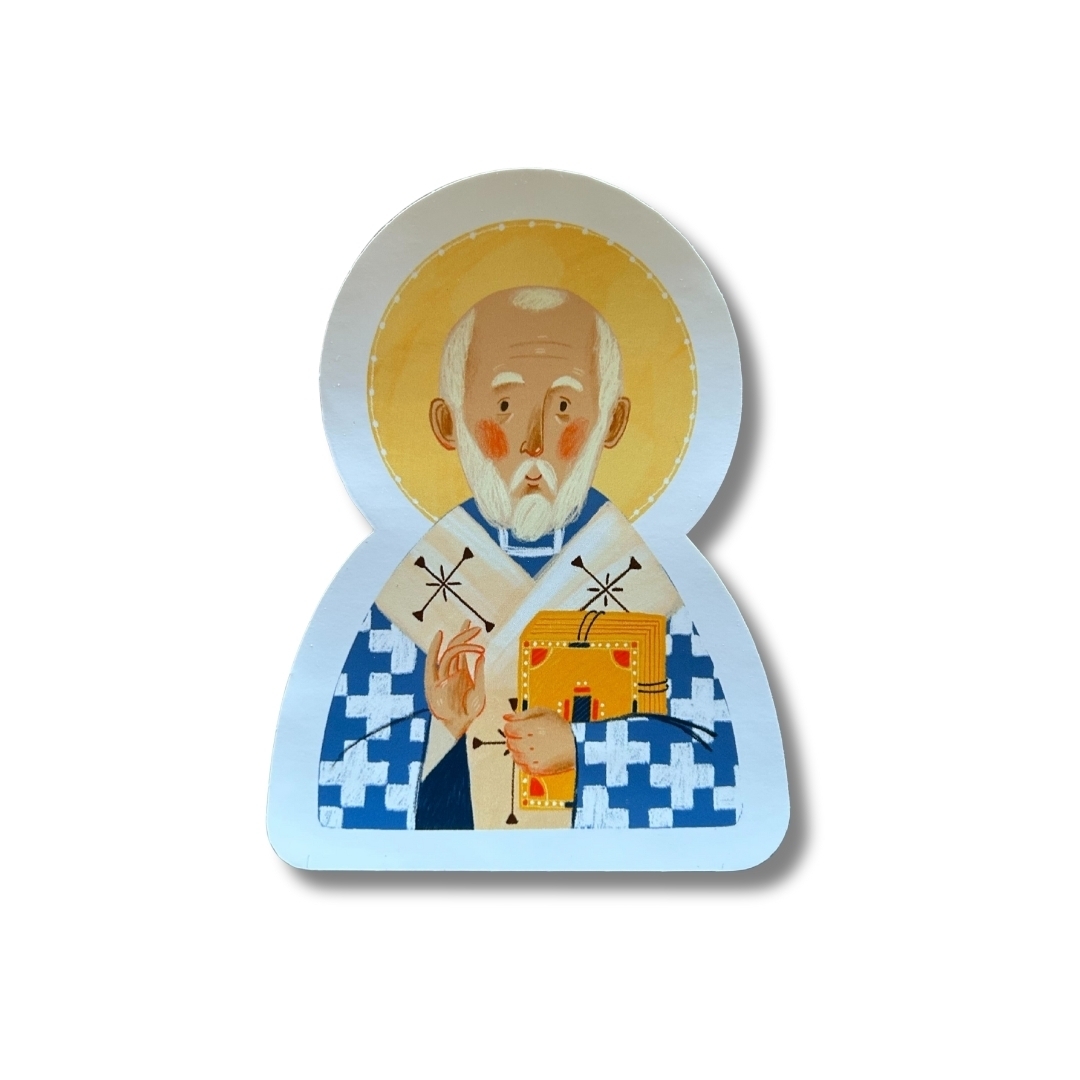 Saint Nicholas 3 inche sticker