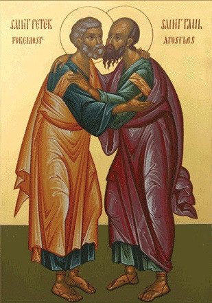 Saints Peter and Paul, medium icon - Ancient Faith Store