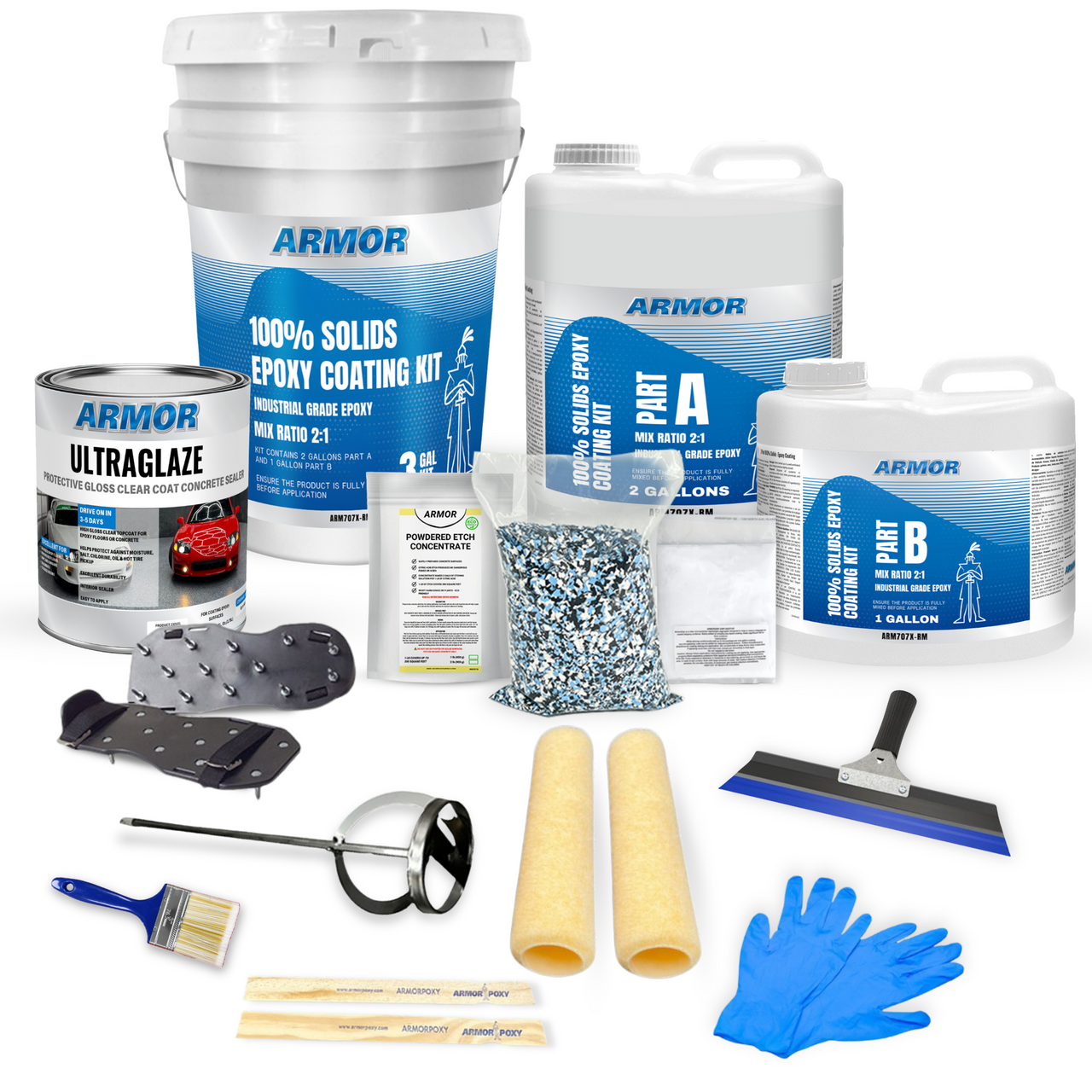 ArmorClad Garage Floor Epoxy Kit Garage Floor Paint