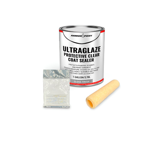 Ultraglaze is perfect for re-topcoating our regular ArmorPoxy to add significant life and shine.