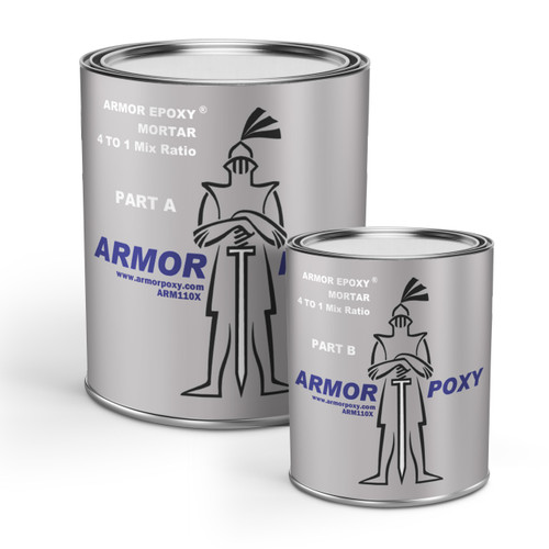Epoxy Mortar Patch Kit from ArmorPoxy with epoxy liquids components. Epoxy Mortar Patch Kit from ArmorPoxy with epoxy liquids components.