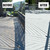 Before and after images of a concrete floor, with the after showing a smooth surface after ArmorPoxy Armor Wood Primer application