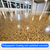 Polyaspartic coating on a polished concrete floor