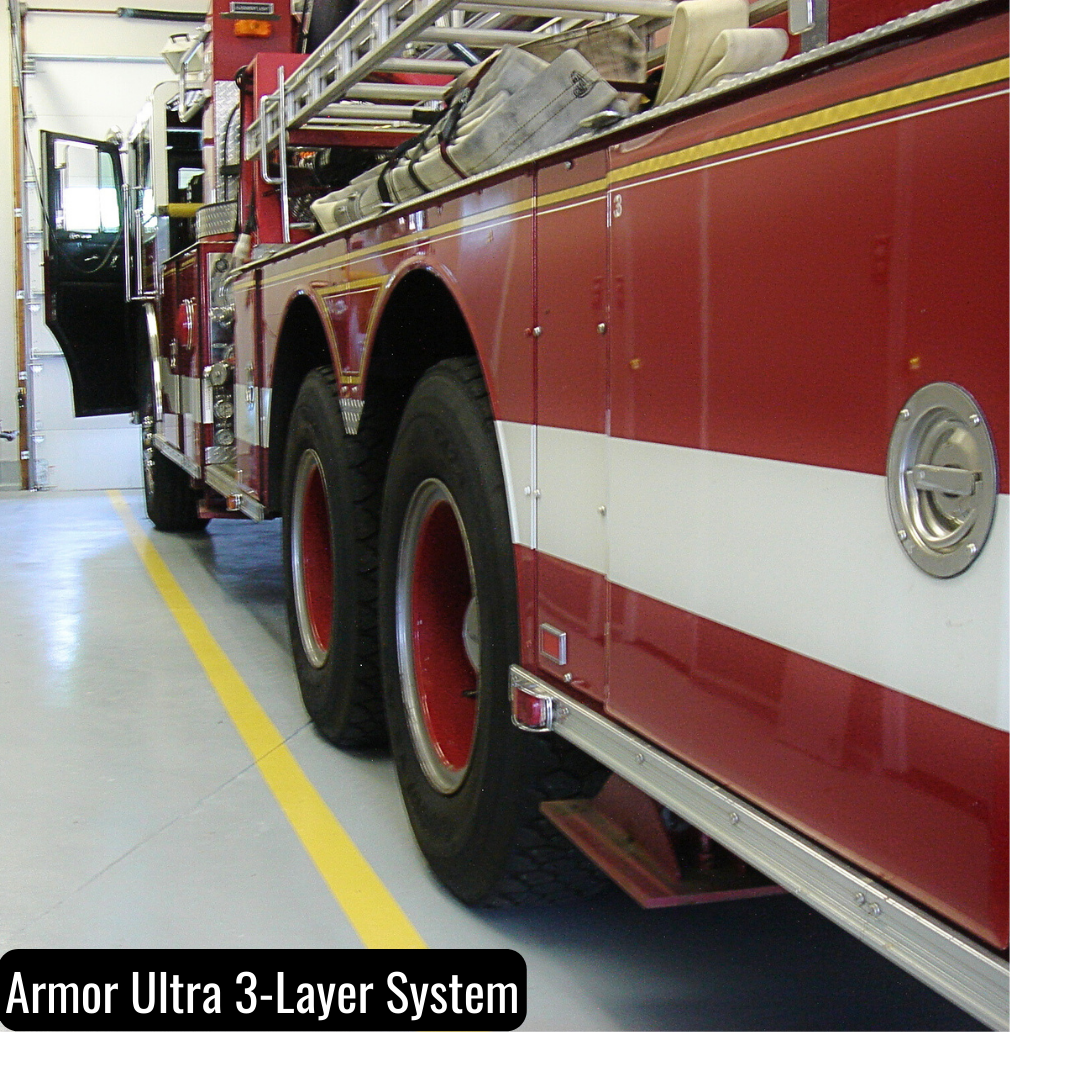 ArmorUltra 3-Layer Epoxy system firehouse installation