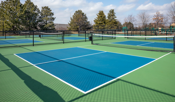pickleball court backyard recreation coating surface bond