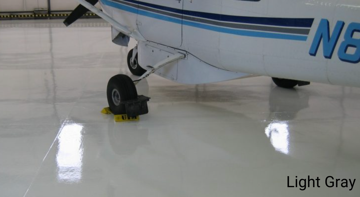 Hangar epoxy flooring