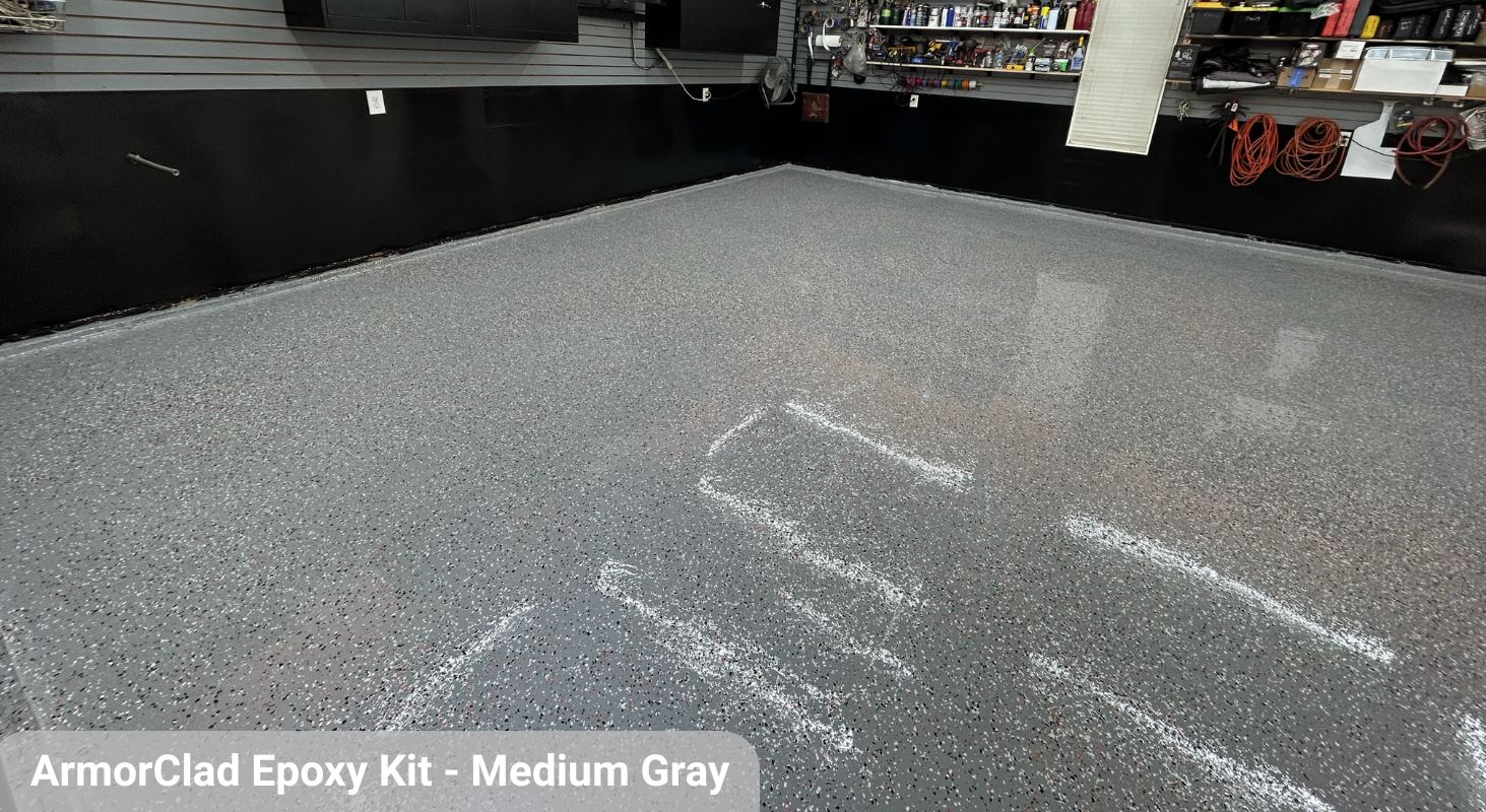 armorclad epoxy kit in autoshop