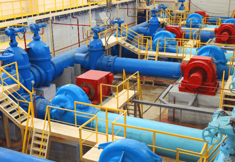 Innovative design graphic blu pp