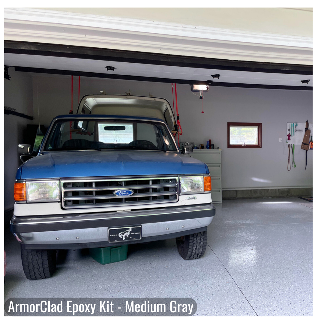ArmorClad Epoxy Kit Medium Gray in Garage