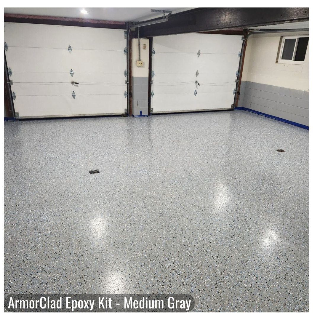 ArmorClad Epoxy Kit installed in a garage 