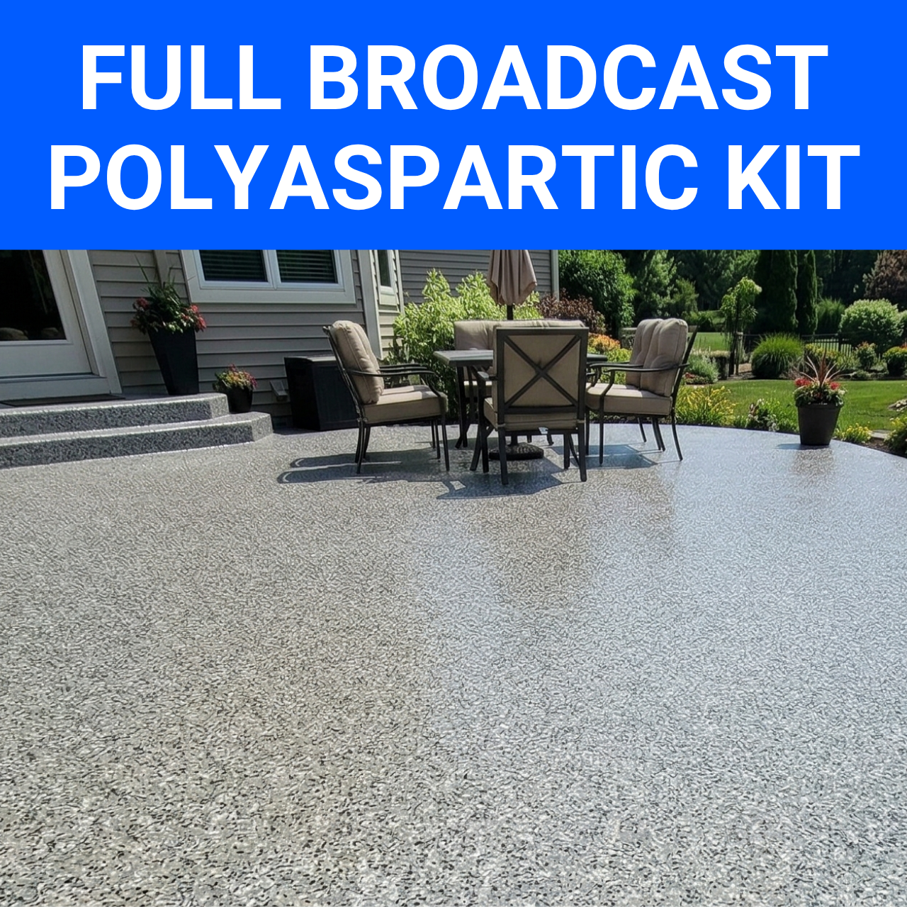 Polyaspartic Full Broadcast Kit