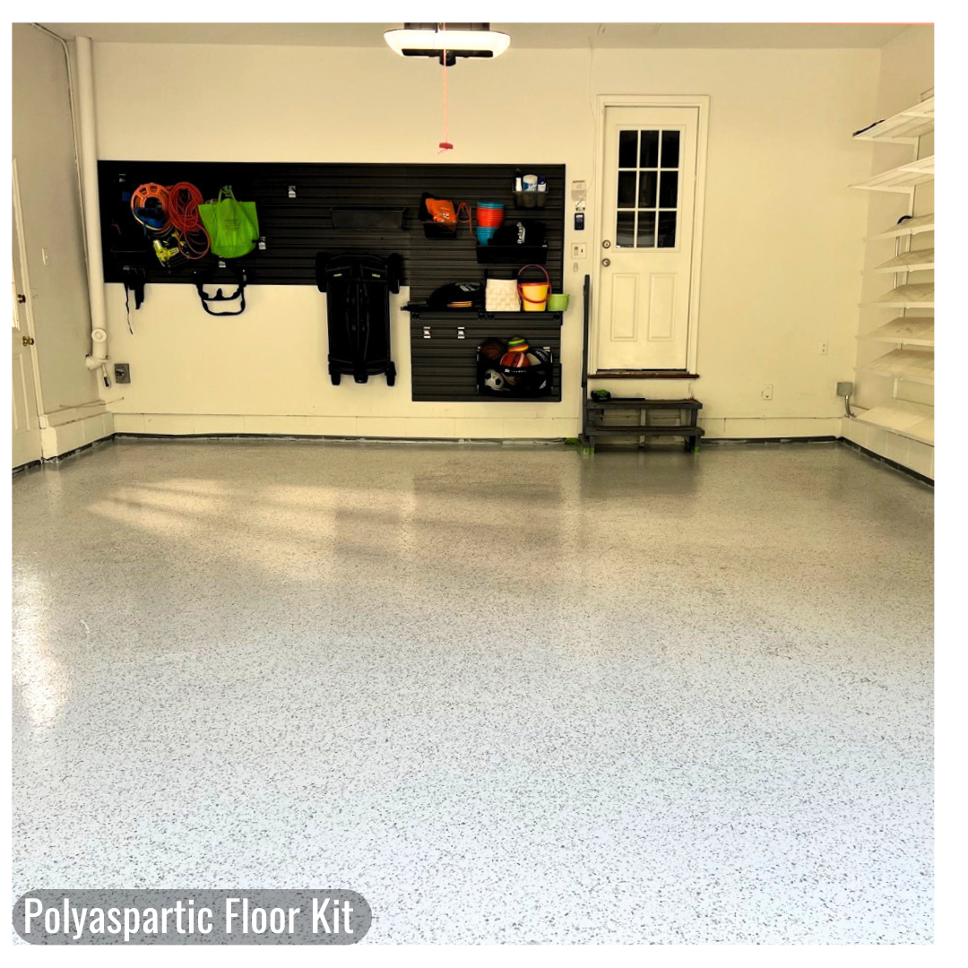 Polyaspartic Floor kit for a garage floor