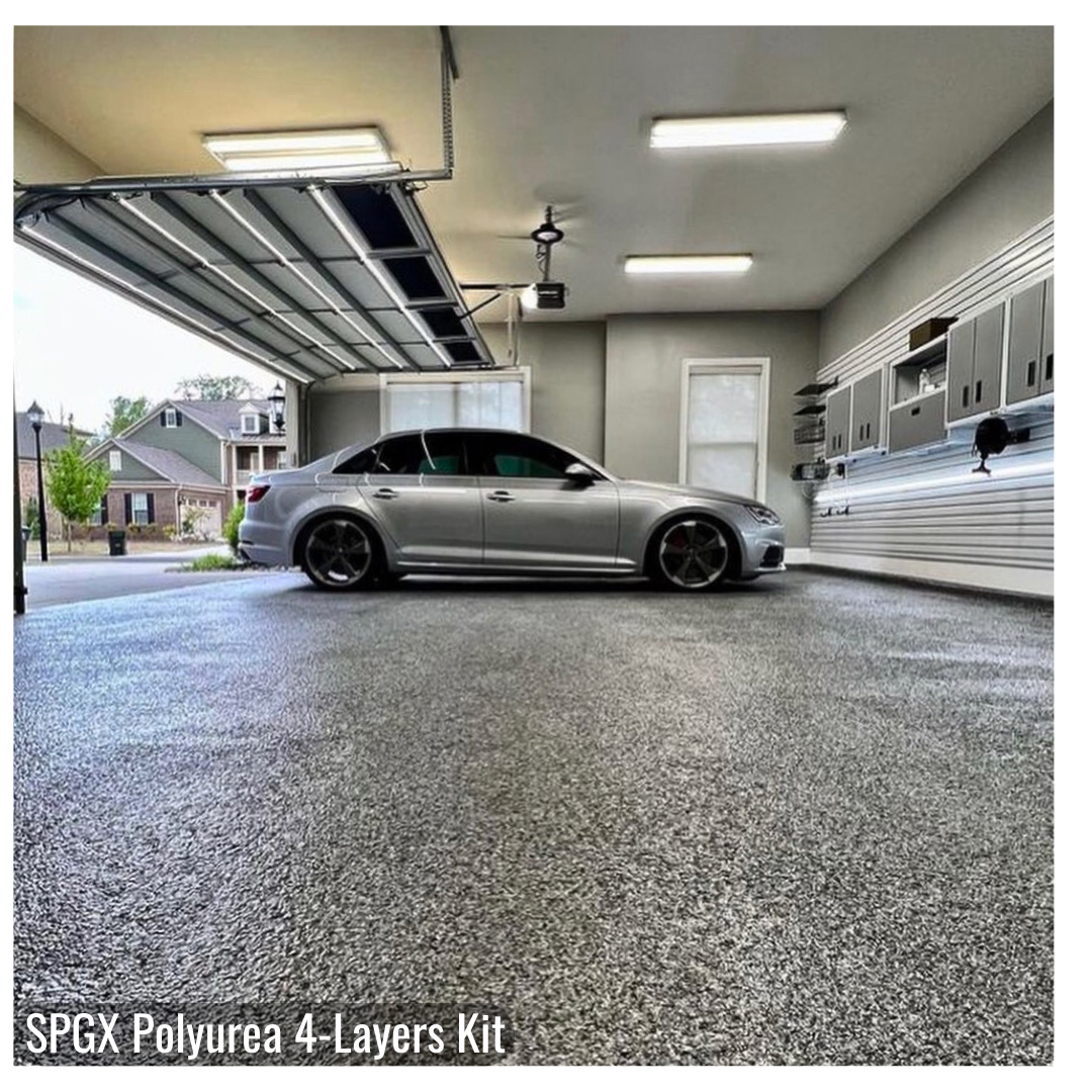 SPGX Polyurea kit for a car garage
