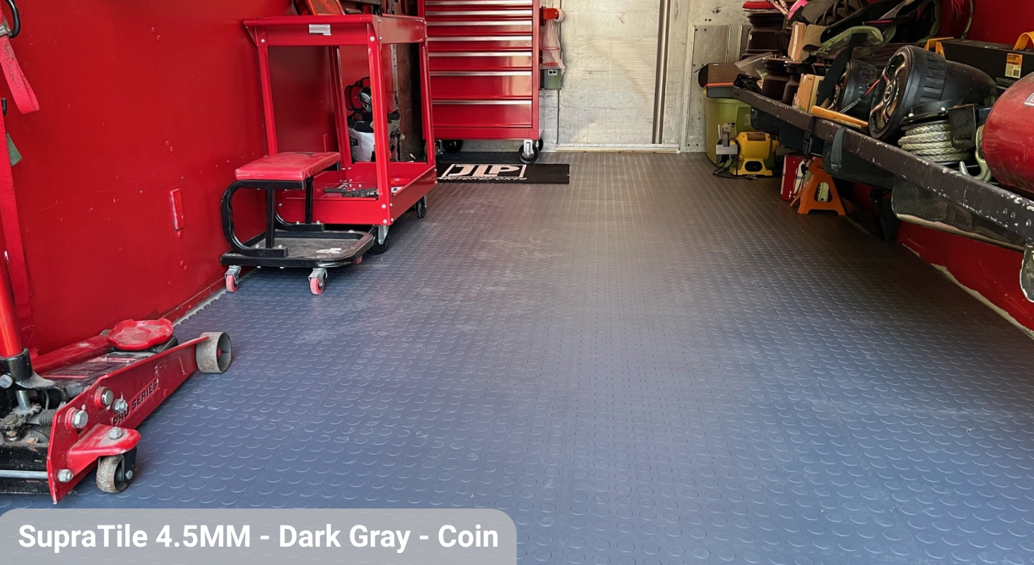 SupraTile trailer floor dark gray