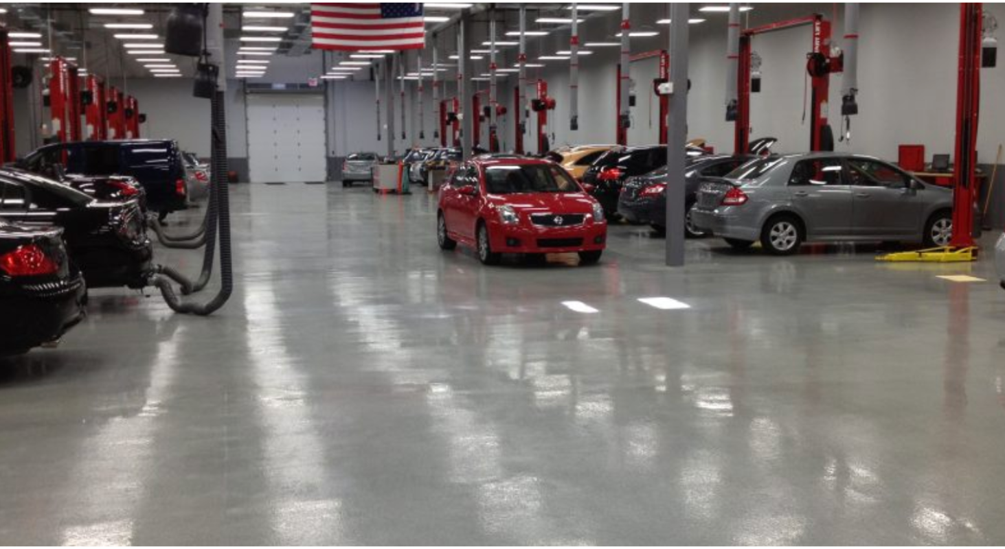 warehouse floor automotive