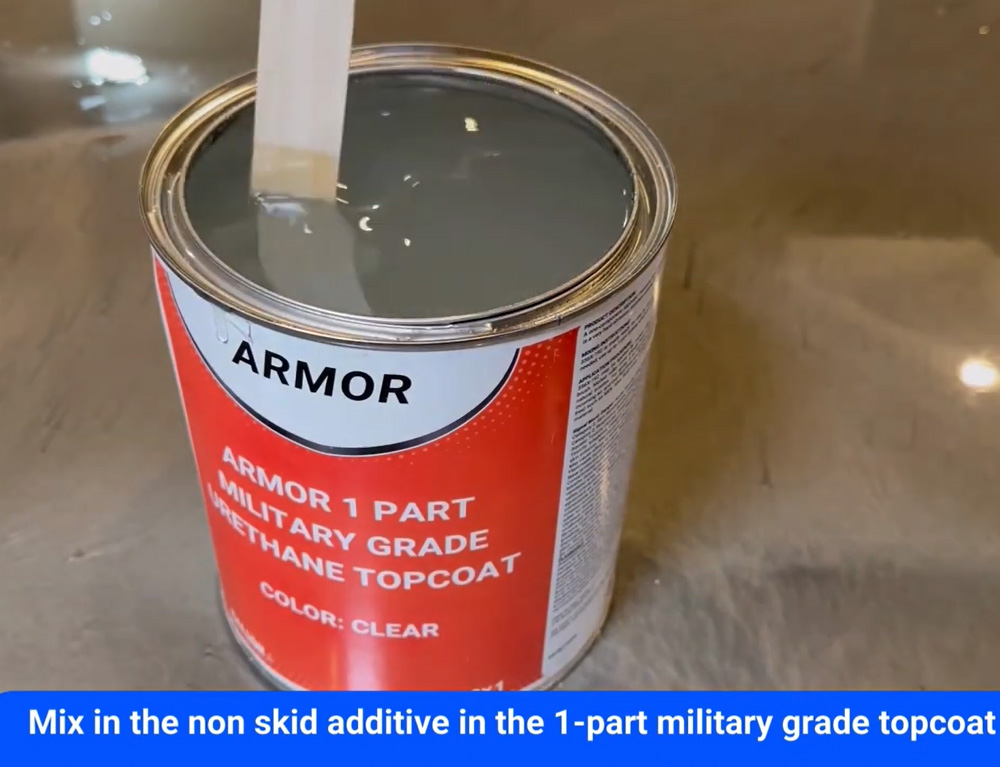 Armortallic Metallic Epoxy Kit Installation Armorpoxy Inc
