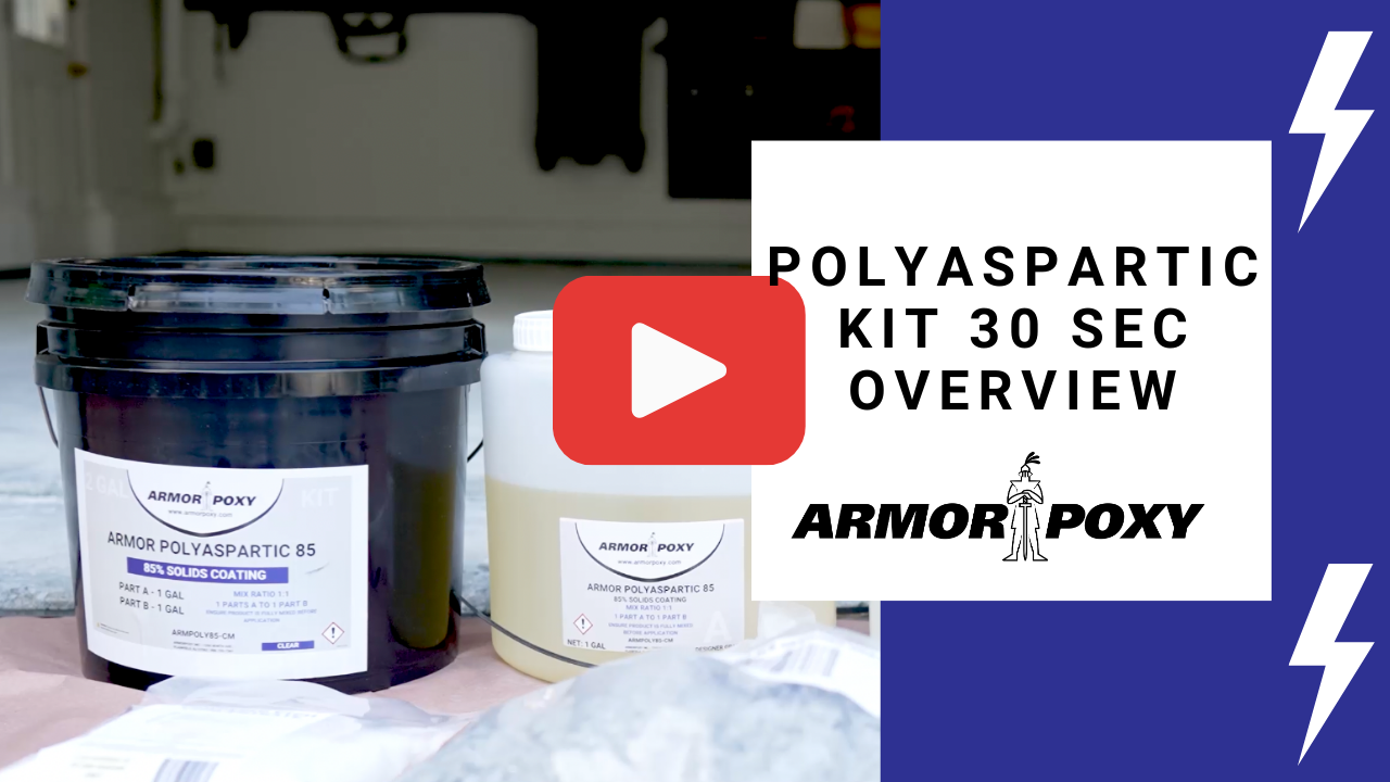 Polyaspartic Kit 30 Second Overview Armorpoxy Inc