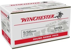 Winchester Lake City Target & Practice Ammo 5.56 Nato 55gr M193 3180 FPS 100/Box [6 Boxes] 600 Rounds Free Shipping