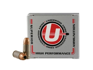 Underwood Ammo 9mm 147gr +P JHP 1125 FPS 20/Box [10 Boxes] 200 Rounds