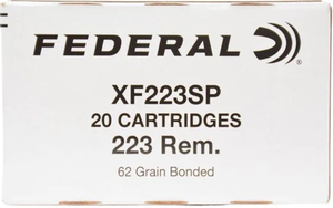 Federal Ammo 223 Rem 62gr Bonded Soft Point 3050 FPS 20/box