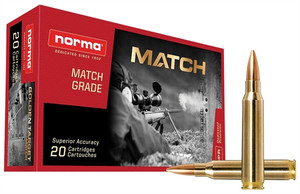 Norma Golden Target Ammo 223 Rem 69gr BTHP Match 2936 FPS 20/box