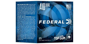 Federal Top Gun Ammo 410 #8 Shot 1/2 oz 2.5" Shell 1330 FPS 25/Box Federal Top Gun Ammo 410 #8 Shot 1/2 oz 2.5" Shell 1330 FPS 25/Box