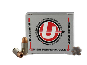 Underwood Ammo Blemished 9mm 124gr JHP 1150 FPS 20/Box