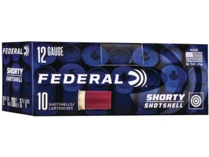 Federal Ammo 12 Gauge Shorty Shell / Minishell 1.75" 15/16 oz #4 Buck 15 Pellets 1200 FPS 10/Box