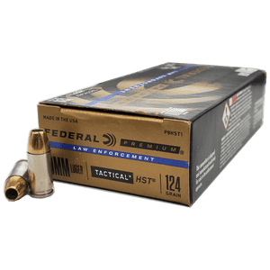Federal Premium Ammo 9mm 124gr HST JHP 1150 FPS 50/Box