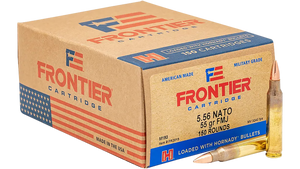 Hornady Frontier Ammo 5.56 Nato XM193 55gr FMJ 3240 FPS 150/Box