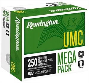 Remington UMC Ammo 9mm 115gr FMJ 1145 FPS Bulk Pack 250/Box [4 Boxes] 1000 Rounds Free Shipping