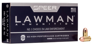 Speer Lawman Training Ammo 380 ACP 95gr TMJ 950 FPS 50/box [40 Boxes] 2000 Rounds Free Shipping